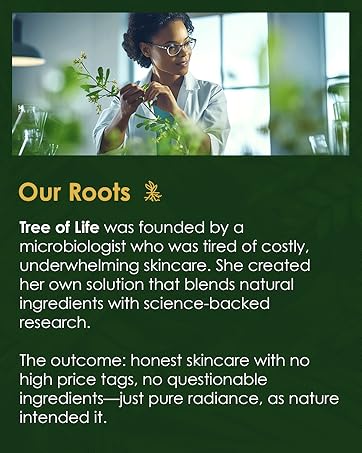 Woman in a lab developing skincare products with natural ingredients