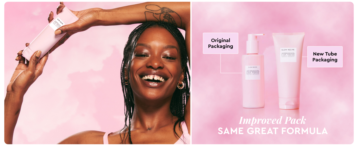 watermelon glow pink dream body cream