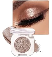 Glitter Shimmer Eyeshadow, Pigmented, Soft, Smooth Formula, Blendable Sparkly Eye Shadow Eyeliner...