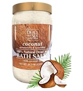 Dead Sea Collection Bath Salts Enriched with Coconut - Natural Salt for Bath - Large 34.2 OZ. - N...