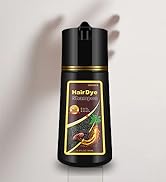 Light Brown Hair Dye Shampoo, 4 Weeks of Vibrant Color in Minutes, 3 in 1 Color Shampoo Hair Dye ...