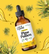 pine pollen drops