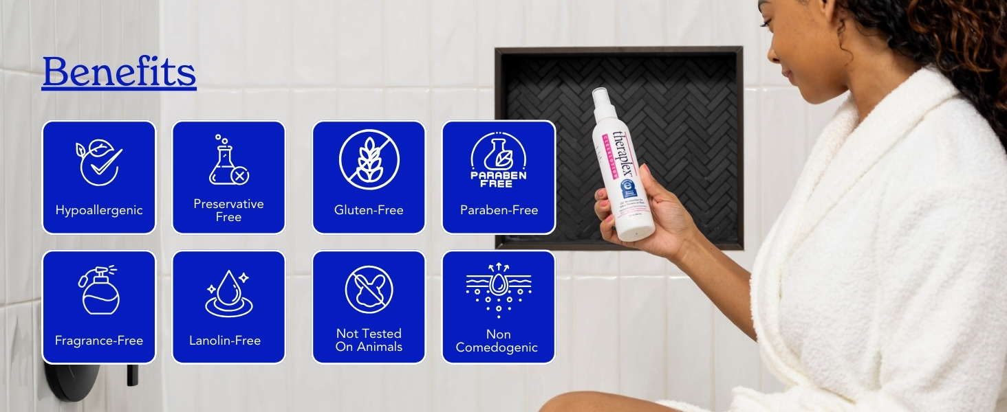 hypoallergenic, preservative free, gluten free, paraben free, fragrance free, lanolin free