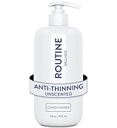 Routine Wellness Conditioner for Thinning Hair - Clinically Proven DHT Blocker to Reduce Hair Los...