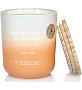 M&SENSE Orange Grapefruit Candle for Home Scented, 14.1oz Non Toxic 80 Hours Long Lasting Natural...