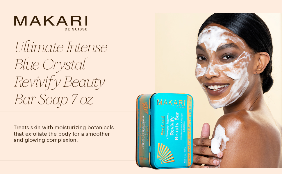 ultimate intense blue crystal beauty soap skin moisturizing botanical body smooth glow complexion