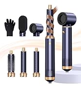 Blow Dryer Brush 5 in 1, Negative Ion Hair Dryer Brush Set Upgrade Hot Air Brush Air Styler Curli...