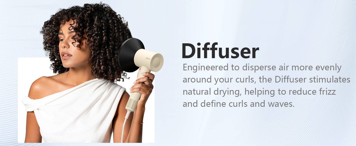 hair dryer with diffuser for curly hair