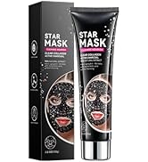 LINEDSON Blackhead Remover Mask, Bamboo Charcoal Peel Off Facial Mask Pore Cleaner, Oil Control, ...