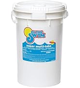 In The Swim 3 inch 5-in-1 Super Multi-Tabs – Swimming Pool Sanitizer – Chlorine - Algaecide - Sta...
