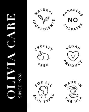 natural, organic, parabens sulfates free, made in USA 