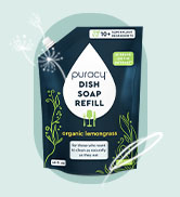 Puracy Dish Soap Organic Lemongrass Refill