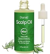 Scalp Oil for Hair Loss & Thinning Hair: Stimulates Follicles and Nourishes Scalp with Batana, Ro...