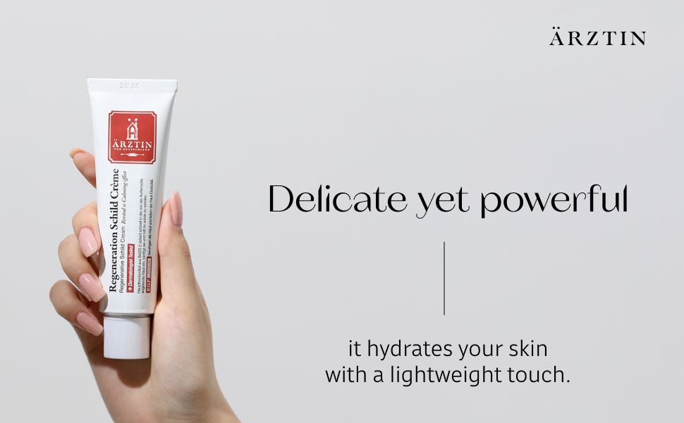 Delicate yet powerful - it hydrates your skin with a light weight touch
