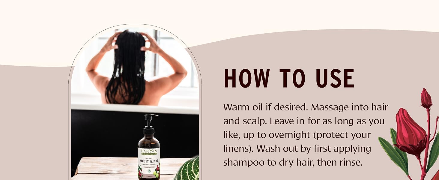healthy hair oil