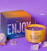 Scented Candles for Home - Enjoy Jar Candles, Natural Soy Wax with 3 Cotton Wicks, Housewarming G...