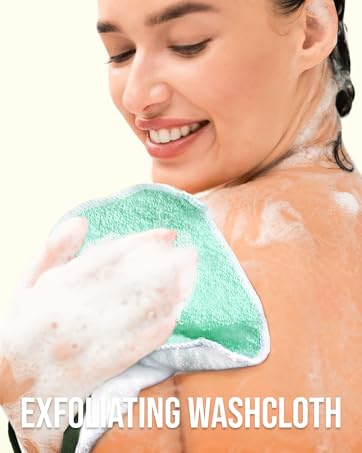 exfoliating washcloth