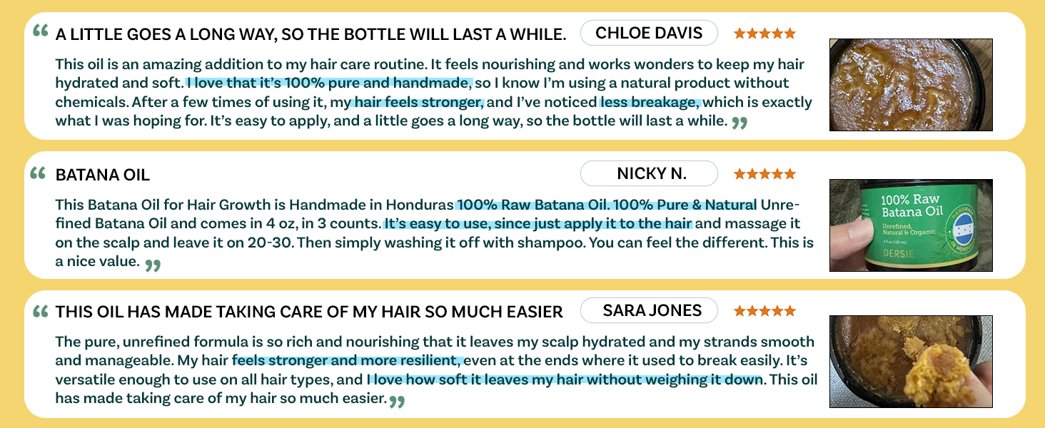Authentic Batana Oil for Hair Growth