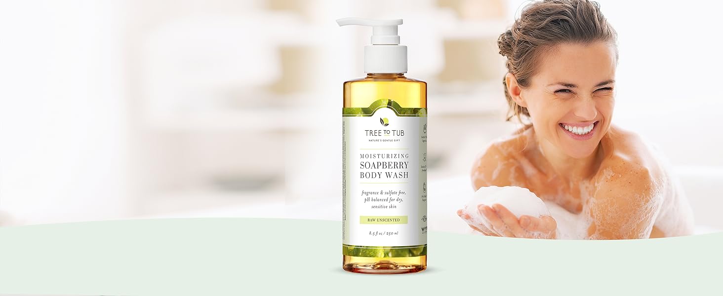 Unscented Body Wash for Sensitive Skin