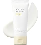mixsoon Bean Sunscreen 1.69 Fl. Oz. / 50ml SPF 50 Airy Texture Type Lightweight No White Cast For...