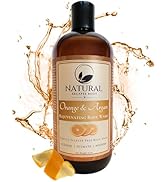 Orange & Argan Hydrating Body Wash, Natural Sulfate-Free Shower Gel for Soft, Hydrated & Healthy ...