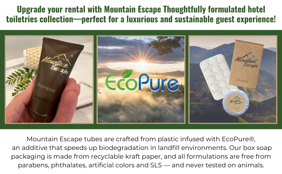 Luxury an sustainable guest toiletry kits best experience for guest and host 