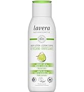 lavera Body Lotion Refreshing - Body Milk with organic lime & almond oil fragrance - body milk fo...