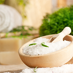 Dead Sea Salt in Bowl