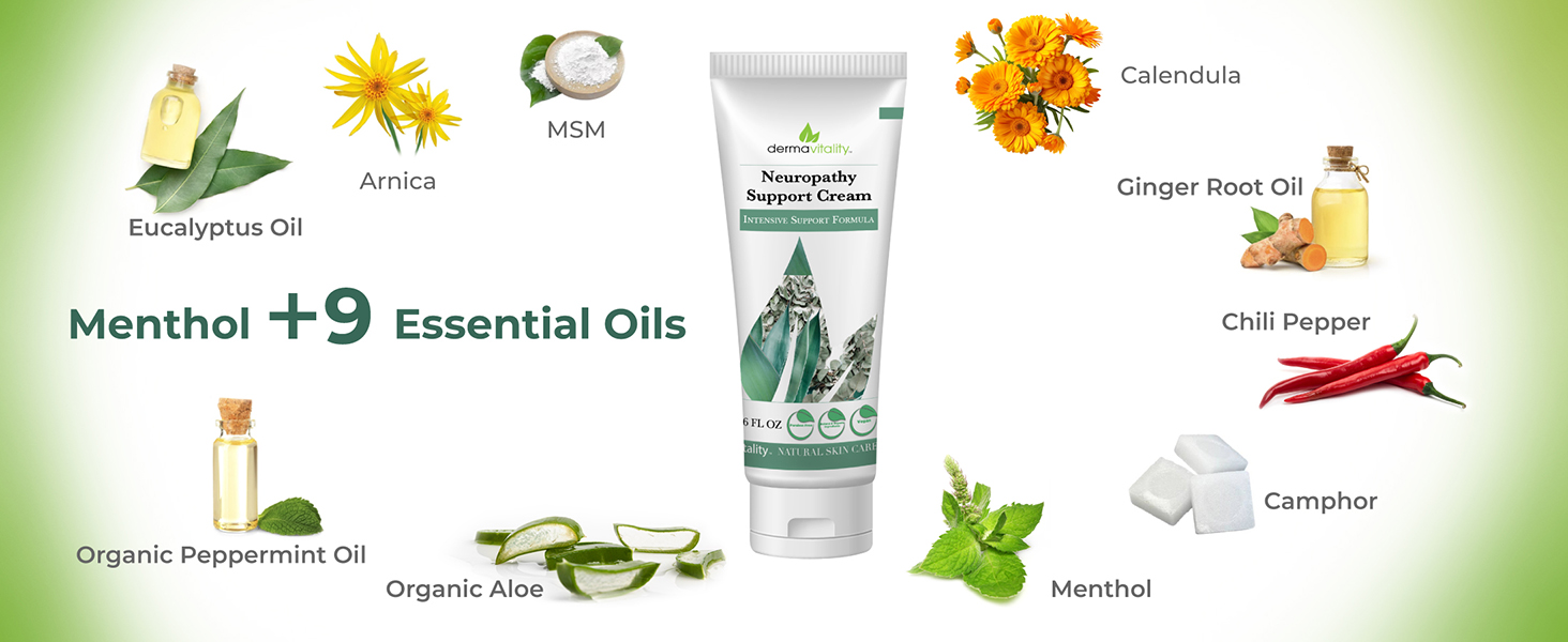 diabetic neuropathy nerve pain relief cream home remedy clinical strength  hands feet numbness