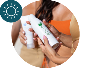 Reapply sunscreen during the day