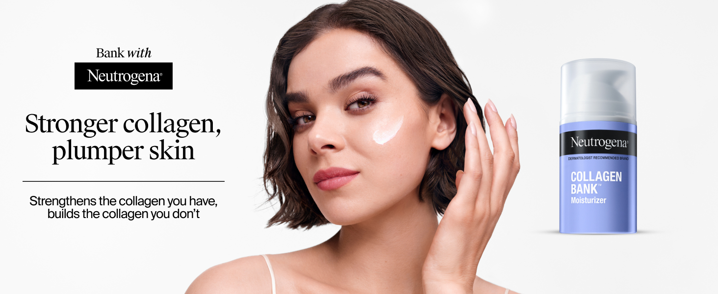 Neutrogena Collagen Bank Face Moisturizer Daily Anti-Aging Face & Neck Collagen Cream Bakuchiol