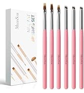 MelodySusie 6Pcs Ombre Nail Brushes,Nail Gradient Painting Pen for Blooming Nails, Gradient Nail,...