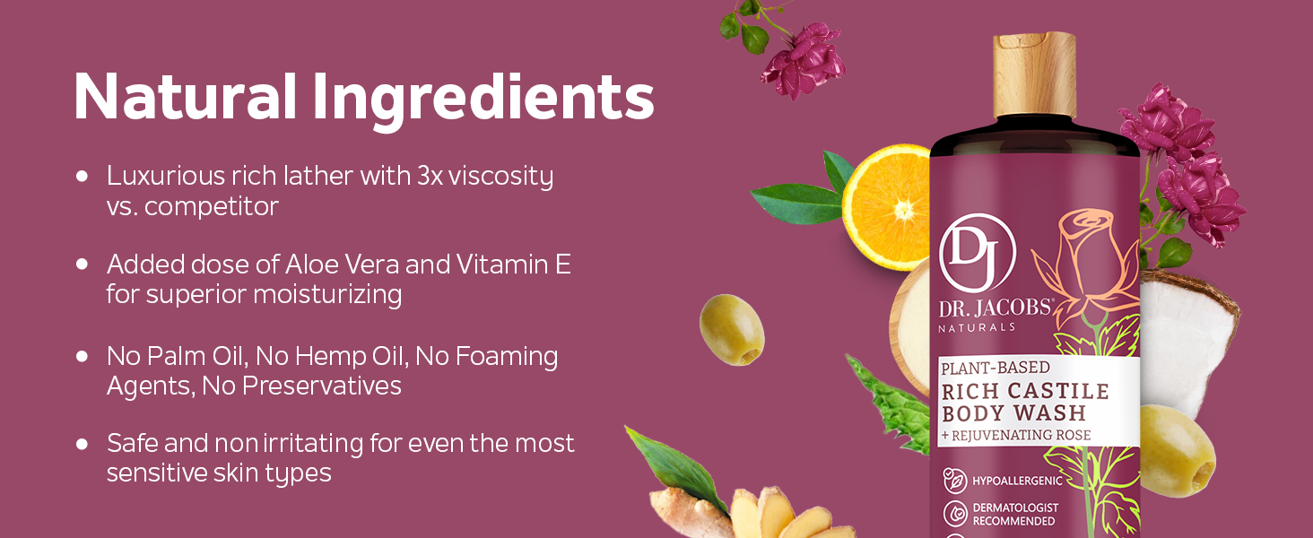 Dr Jacobs Naturals All Natural Ingredients