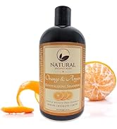 Organic Tangerine & Orange Shampoo | Natural Sulfate & Paraben Free Shampoo for Oily, Grey Hair, ...