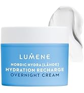 Lumene Nordic Hydra [Lahde] Hydration Recharge Overnight Cream - Lightweight, Hydrating Face Crea...