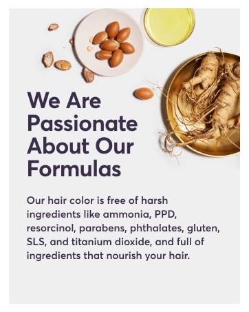 Free from ammonia, PPD, parabens