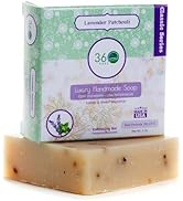 360Feel Lavender Patchouli Soap - Handcrafted Castile Soap Bar with Soothing Scent - Handmade wit...