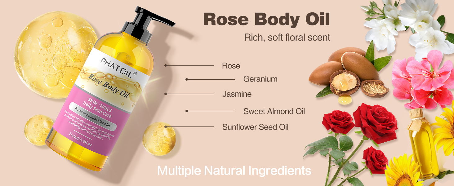 rose body oil
