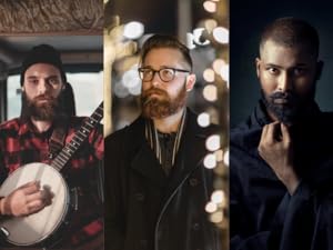 3 men all with beards