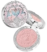 Flower Knows Swan Ballet Embossed Blush,Pink Matte Finish,Buildable & Blendable Powder Blush for ...