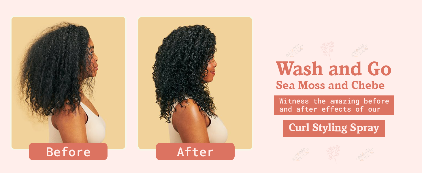 spray for curl styling curl popping spray sea moss and chebe curl spray