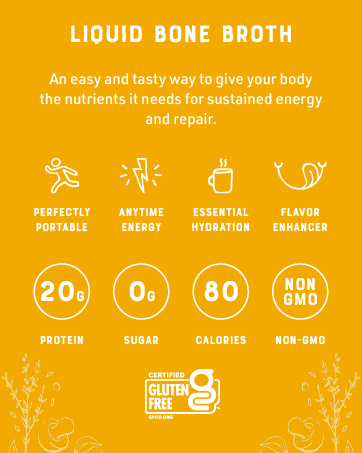 Bare Bones Instant Bone Broth High Protein Collagen Non GMO Low Sodium Zero Sugar Chicken Beef