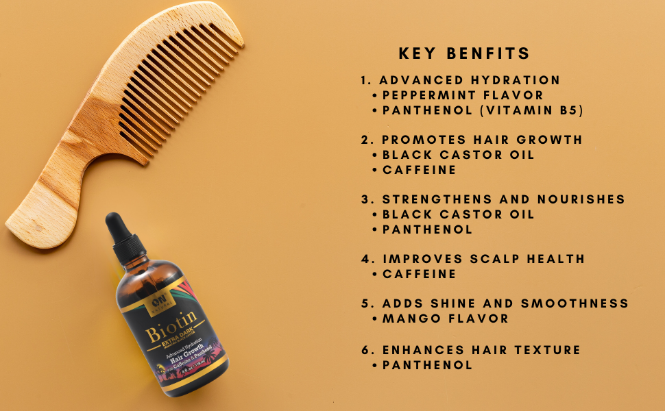 Jamaican Black Castor Oil, Biotin Oil, Extra Dark