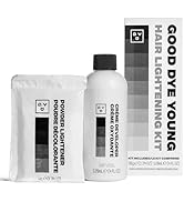 Good Dye Young Hair Lightener Kit with Dust Free Powder Lightener and 25 Volume Developer - Moist...