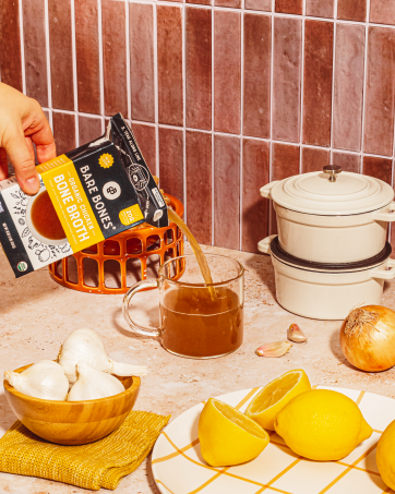 Bare Bones Instant Bone Broth High Protein Collagen Non GMO Low Sodium Zero Sugar Chicken Beef