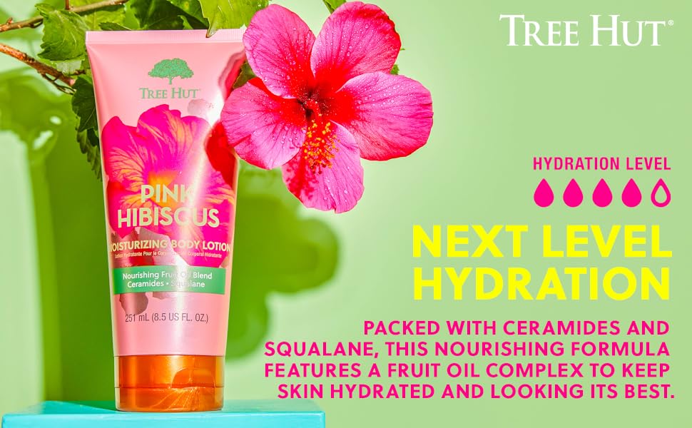 Tree Hut Moisturizing body lotion Pink Hibiscus 