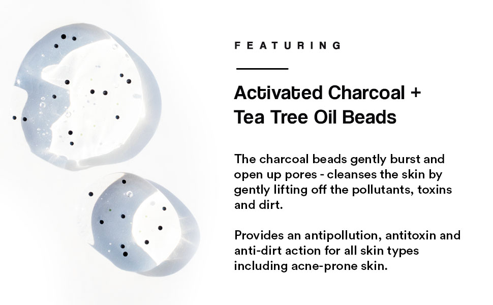 WOW Activated Charcoal Face Wash Deep Cleanser For Normal Dry Oily Skin Acne Pore Minimizer