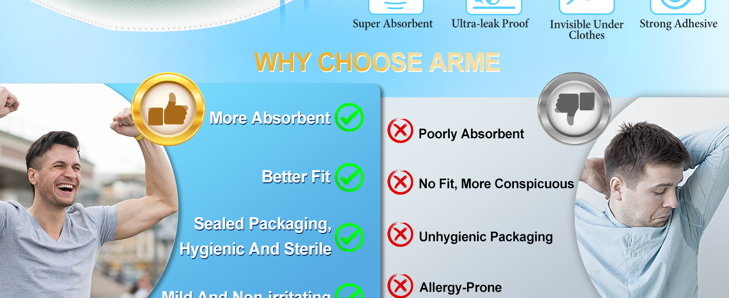 underarm sweat pads