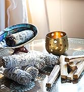 Purple Canyon Chakra Sage Smudge Kit, Manifestation & Meditation Ritual Accessories for Cleansing...