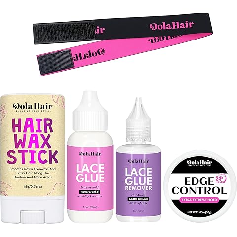 Dolahair Lace Wig Glue Kit - Waterproof Lace Front Glue for Wigs & Hair Replacement